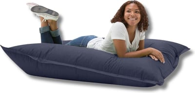Xoft Living - Zitzak Zitkussen - 100x150 - Donker Blauw - Volwassenen & Kinderen