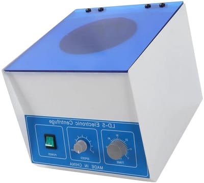Elektrische Centrifuge - Laboratorium Apparaat - Monsters Scheiden - Precisie Controle - 6 X 50 ml - Grijs