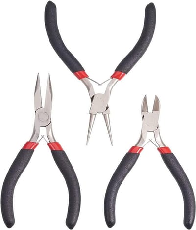 Kleine tangenset voor sieraden maken - 3 stuks zijsnijder en naaldtang