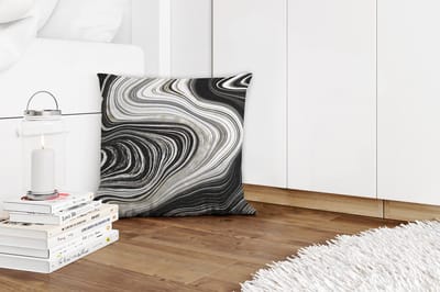 Sierkussens - Kussentjes Woonkamer - 40x40 cm - Agaat steen - Marmer - Goud - Edelstenen