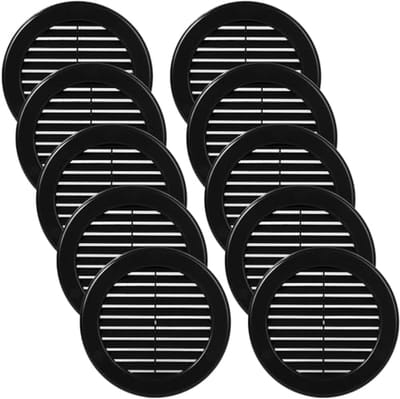 Ronde Ventilatieroosters met Insectenscherm - 25,4 cm (10 Stuks)