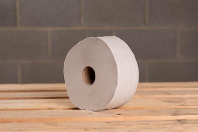 Grote Rol Toiletpapier Industrieel - 2-laags Gerecycled XXL Pakket (18 Rollen x 150m)