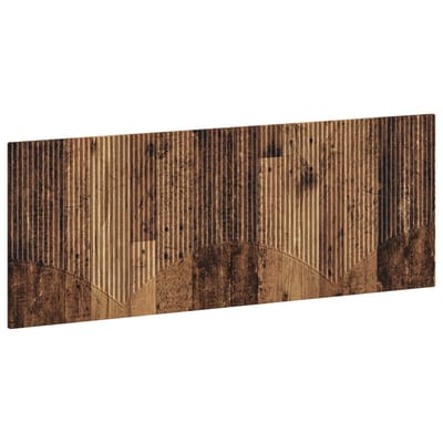 vidaXL - Wandgemonteerd - Hoofdbord - HOORN - Oud - hout - Bewerkt - hout
