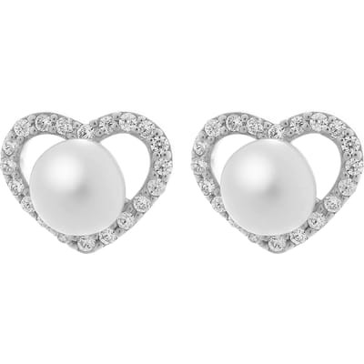 Orphelia 'Alberte' Dames 925 Sterling Zilveren Stud Oorbellen - Zilver ZO-7233