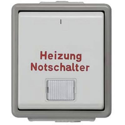 Siemens 5TA4741 Jaloezie-schakelaar Delta Grijs Schakelmateriaal 1 stuk(s)