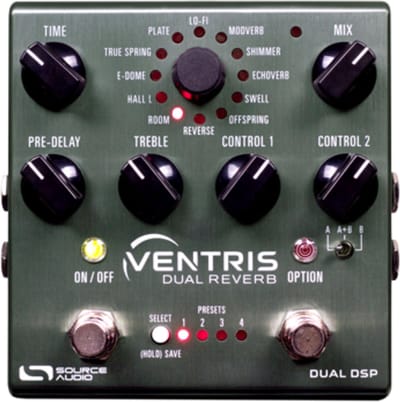 Source Audio Ventris Dual Reverb - Effect-unit voor gitaren