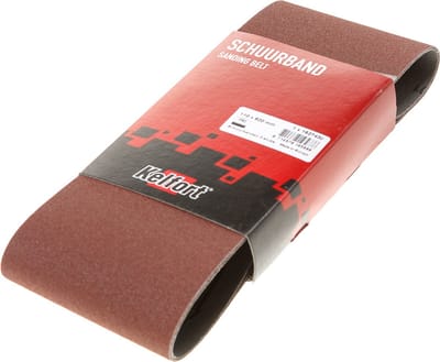 Kelfort SCHUURBAND 110X620MM P80 - 3 BANDEN HOUT, STAAL, VERF, LAK EN PLAMUUR