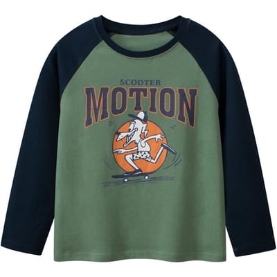Kinderkleding Lente Nieuwe Kinder T-shirts met Lange Mouwen Medium en Grote Kinderen Heren- en Dames Onderhemden 170cm black