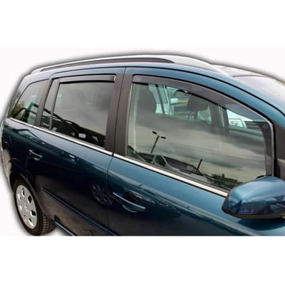 Déflecteurs d'air - J&J AUTOMOTIVE - Opel Zafira B - Fumé - Installation facile - Acrylique renforcé