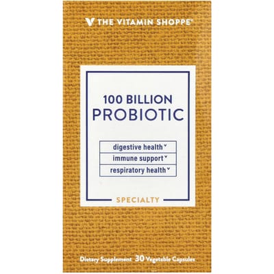 The Vitamin Shoppe, probioticum, 100 miljard CFU, 30 vegetarische capsules