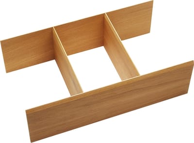 ORGA-BOX uittrek- en lade-indeling systeem 473 x 273 x 145 mm multifunctionele inzetstuk van massief eikenhout gelakt lade-inzetstuk lade-inzetstuk bestekbak van SOTECH