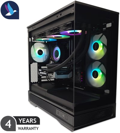 IceVortex IV Gaming PC - AMD Ryzen 7 5700X - NVIDIA RTX 5060 - 32 GB RAM - 1 TB SSD - WiFi - Waterkoeling
