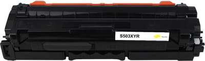 Samsung CLT-Y503L - Inktcartridge Geel - 5000 pagina's - Huismerk Compatible - Geschikt voor Samsung C3010ND Samsung C3060FR Samsung C3060ND - S503XYR alternatief - Samsung inktcartridge