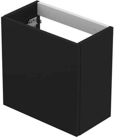 INK - Fontein Onderkast P2O Deur Greeploos Gelakt Universeel Draaiend - 400x220x400 mm - Mat Zwart