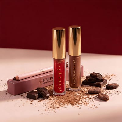 HG Aesthetics Lover’s Lip Kit – Cadeau voor Haar – Lipliner Cocoa Cairo + Lippenolie Set – Hydraterende & Volumegevende Lippenbundel