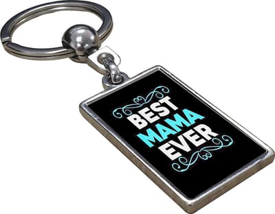 Best Mama Ever - Sleutelhanger - Cadeau - Verjaardag - Kerst - Kado - Valentijn - Moederdag - Moederdag cadeautje - Moederdag cadeau voor mama