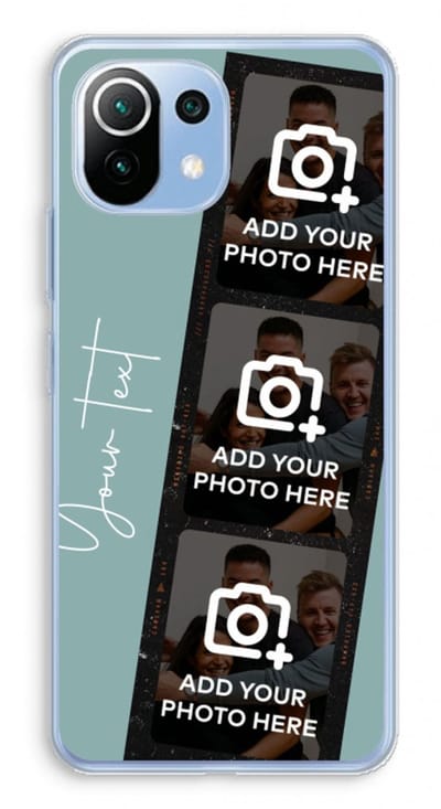 Gepersonaliseerd - Case Company® - Hoesje geschikt voor Xiaomi Mi 11 Lite hoesje - Filmrol N°1 - Soft Cover Telefoonhoesje - Bescherming aan alle Kanten en Schermrand