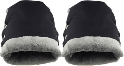 Kinderwagen Handwarmer - Wanten Handmof - Winterse Uitstapjes - Spatwaterdicht Winddicht - 16 x 21 x 6 cm - Zwart