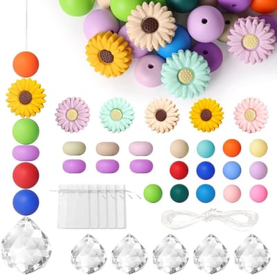 Set van 5 Zonlichtvangers voor Kinderen - Creatieve Knutselset voor Verjaardagsfeestjes en Raamdecoratie in Huis en Tuin