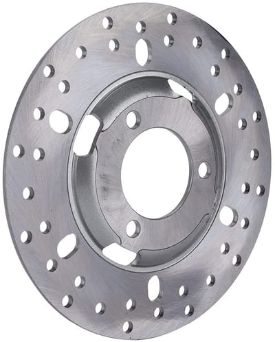 Dailygoods- Remschijf 180 mm - Duurzaam - Hoogwaardig Staallegering - Voorkomt Kromtrekken - Universeel voor Scooters - Stabiele Prestaties - Remschijf Scooter