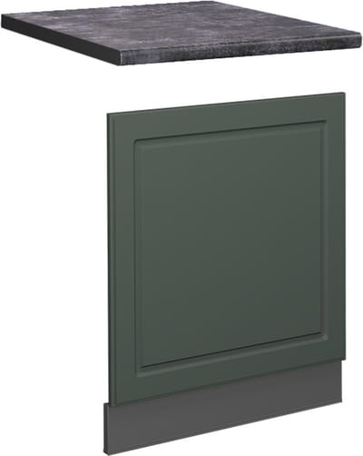 Vicco Fame-Line Frontpaneel – 60 cm, WB Antraciet Groen-Goud Landhuis
