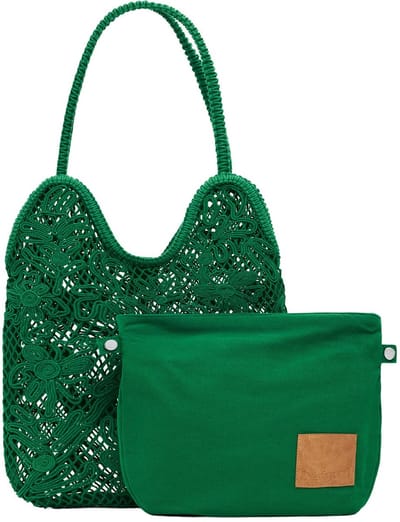 Desigual Schoudertas Marinette Shopper Jungle Green Groene