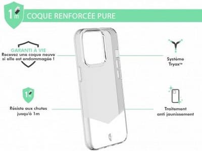 Force Case, Hoesje geschikt voor iPhone 13 Pro - PURE Versterkt, Transparant