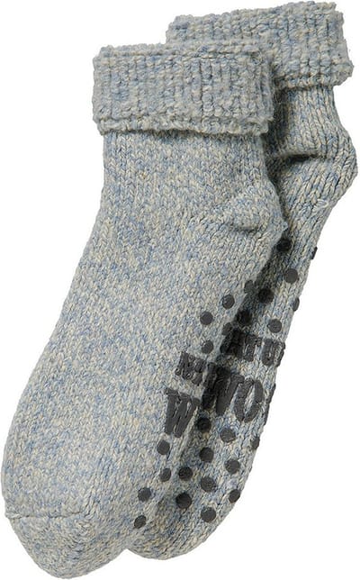 Apollo - Huissokken kinderen - Slofsokken - blauw melee maat 27-30