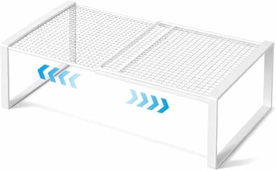 Verstelbare Planken voor Kasten en Keukens, Uitbreidbare Planken voor Badkamers en Kledingkasten, 27-38 cm Instelbare Lengte, 27 cm Breed, 22 cm Hoog
