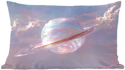 Sierkussens - Kussentjes Woonkamer - 60x40 cm - Planeet - Lucht - Wolken - Pasteltinten