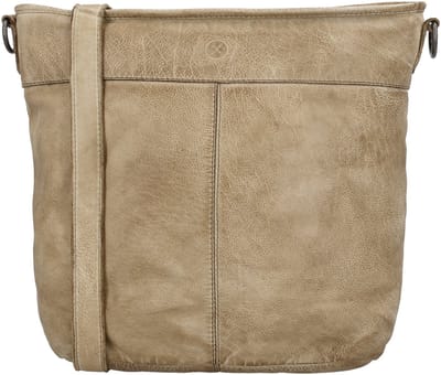 Hide & Stitches Paint Rock Schoudertas - Crossbody - Schouderband - Leer - Telefoonvak - Leren Dames Tas - Zand