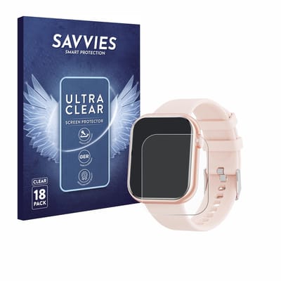 Savvies - Screenprotector voor Hwagol G20 1.85" - Folie Beschermfolie transparant 18 Stuks