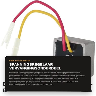 Dailygoods- Spanningsregelaar Vervanging voor B&S 491546 - Geschikt voor 150117/150202/150212 - Motoren 28B700/28M700 - Compatibel met 21A800/21A900 - Vervangingsonderdeel 31A500 - Betrouwbare werking - Regelaar