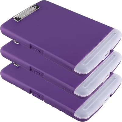A4 Clipboard Folder met Opbergruimte, Scheidingsvak voor Pen, Draagbare Clipboard voor School en Kantoor, Ideaal voor Documenten en Archivering