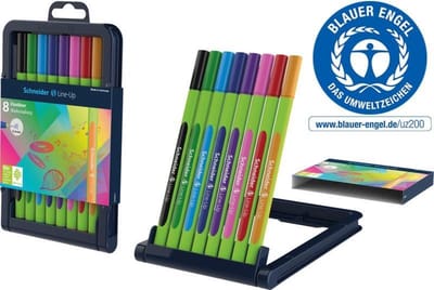 Schneider fineliner - Line-Up - lijnbreedte 0,4mm - 8 stuks - S-191098