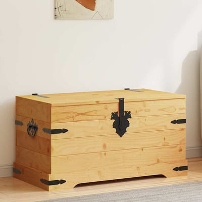 vidaXL - Opbergkist - Mexicaans - grenenhout - Corona-stijl - 91x49,5x47 - cm