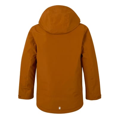 Regatta Frelton Waterdichte Jas voor Kinderen/Kinderen (Pompoen Spice/Zwart)
