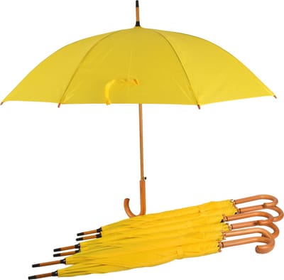 Paraplu 7 stuks - Set van 7 Gele Automatische Paraplu's 102cm | Waterdicht & Windproof | Ideaal voor Outdoor & Perfect voor de Zon