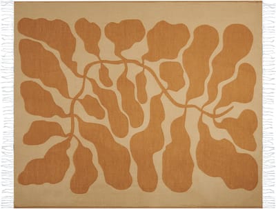 BANGRE - Plaid - Oranje - 130 x 170 cm - Polyester