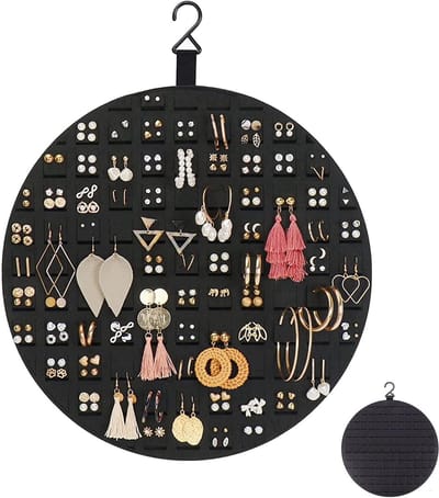 Famanu – Oorbel organizer om op te hangen, praktische wandsieraden organizer voor meisjes en vrouwen, overzichtelijke opbergruimte