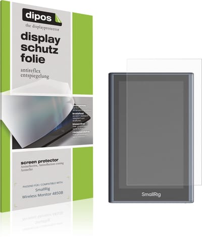 dipos – 4x Matte Beschermfolie geschikt voor SmallRig Wireless Monitor 4850B | Krasbestendige & antireflecterende Screenprotector Ultra-Thin
