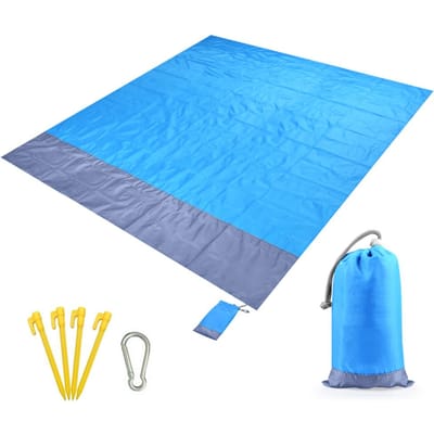 Waterdichte stranddeken Outdoor draagbare picknickmat Camping grondmat matras 2 x 2.1M