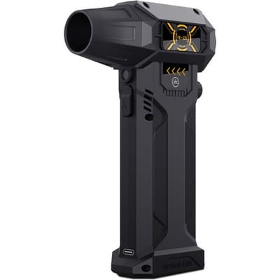 Dépoussiéreur électrique Turbo Fan Batterie 8000mAh Lumière LED haute puissance Contrôle tactile Moteur sans balais noir