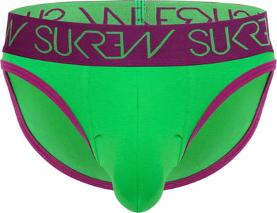 SUKREW Classic Brief Verdant Green - MAAT S - Heren Ondergoed - Slip voor Man - Mannen Brief