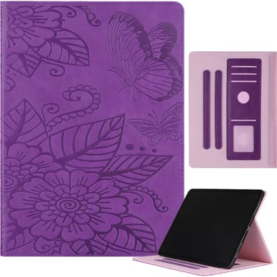 Hoesje voor iPad Air/Air 2 2016 2 9.7 Magnetic Flip Flap Leather Purple-smart cover tablet, hoes voor iPad Air met standaard, Apple tabletaccessoires, hoes van eco-leer, iPad-schermbescherming, paarse