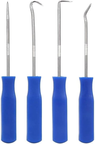 Professionele O-Ring en Oliedichting Verwijdertools Set van 4 Stuks voor Auto's en Klusprojecten