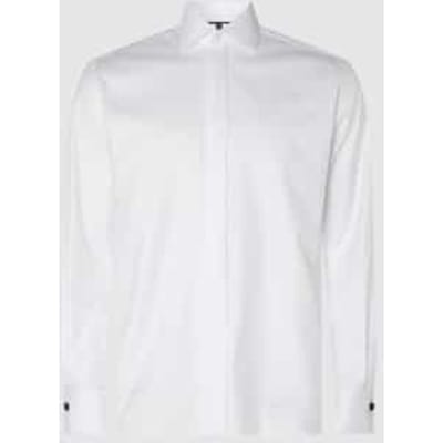 ETERNA modern fit overhemd - dubbele manchet - niet doorschijnend twill heren overhemd - wit - Strijkvrij - Boordmaat: 40 (EU maat: M)