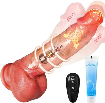 Stotende Dildo – Prostaat Stimulator - Neukmachine voor Mannen Met 7 Stuwende en 10 Vibrerende modussen - Dildo Mannen Anaal Vibrerende - Bewegende Dildo - Sexmachine Dildo - Prostaat Vibrator Mannen Stotend - Dildo Anaal Groot – 100% Waterdicht