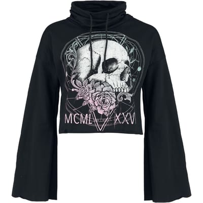 Alchemy England - Gothic Sweatshirts - Numbers Rainbow - L tot XXL - voor Vrouwen - zwart