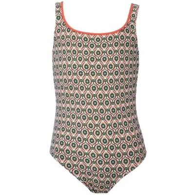 1-delig zwempak voor babymeisjes Red Point Neko niña/coletero